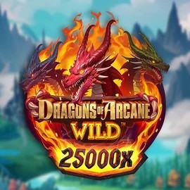 Dragons of Arcane Wild by Foxium, showcased at vipzinoonline.com – game logo