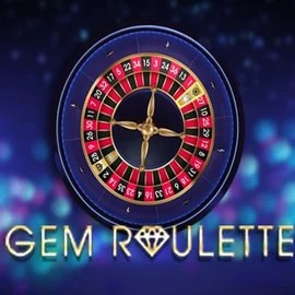 Gem Roulette online game logo by iSoftBet on vipzinoonline.com