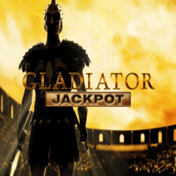 Gladiator Jackpot slot logo by Playtech at Vipzino Casino