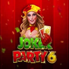 Joker Party 6 slot visual from Greentube available on vipzinoonline.com