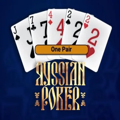 Russian Poker by OneTouch Games, showcased at vipzinoonline.com – game logo